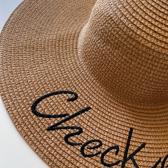 Saks 5th Ave Beach sunhat Sun Hat - Picture 3 of 12
